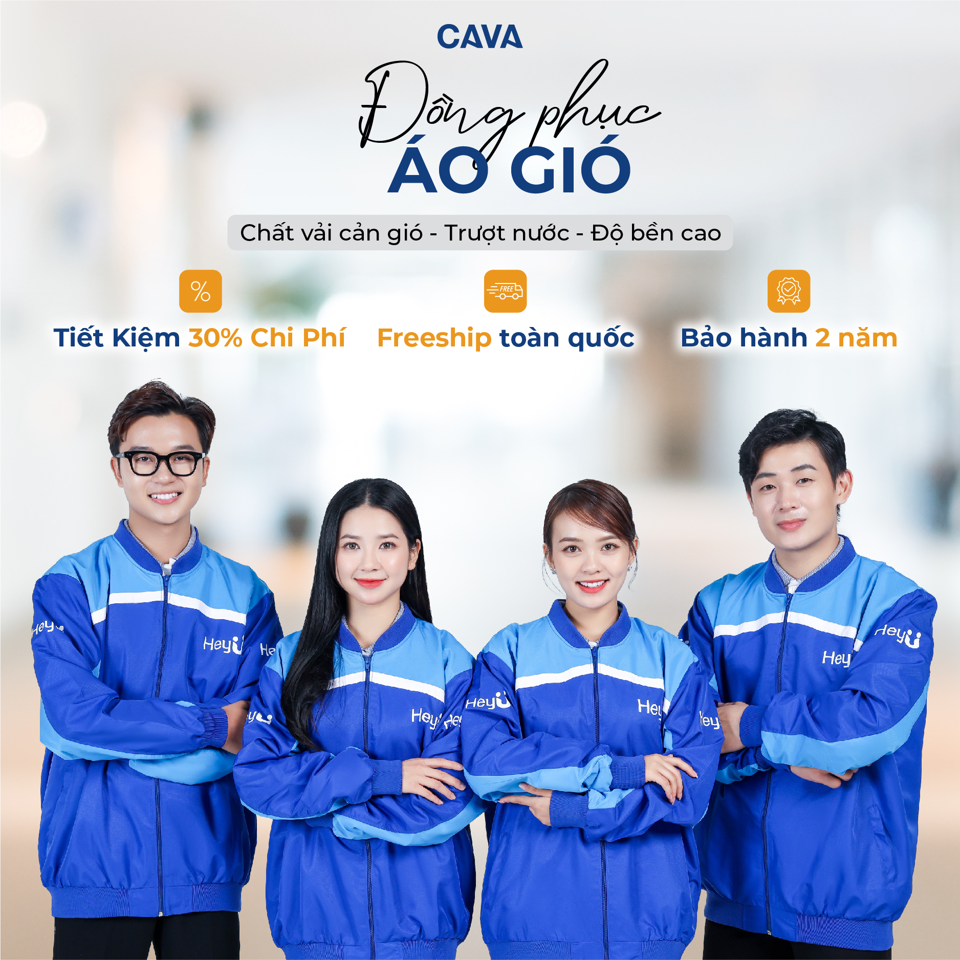 Áo khoác gió đồng phục: 5 lý do doanh nghiệp nên đầu tư ngay mùa lạnh