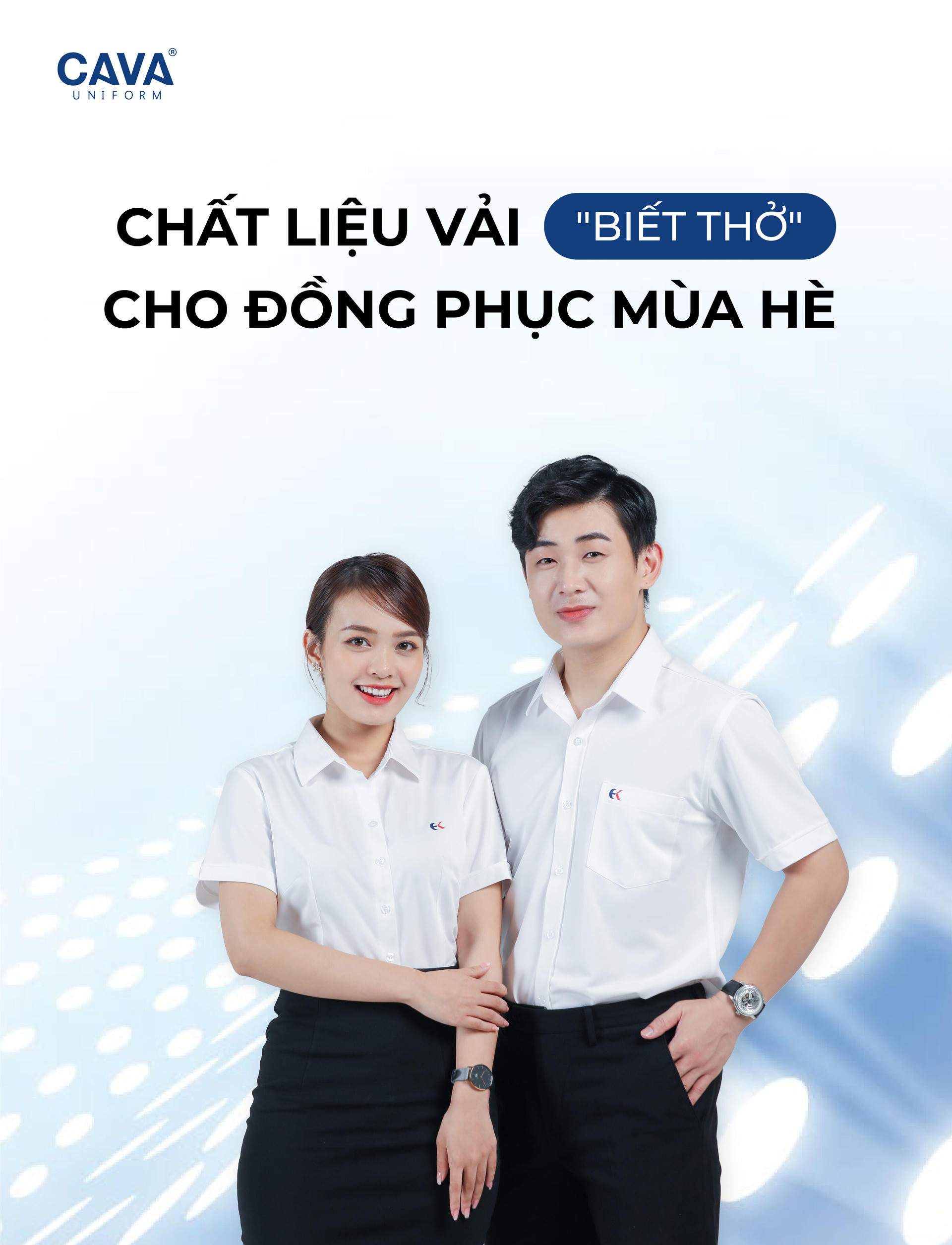 Vải may đồng phục mùa hè: 5 chất liệu vải mát, bền, đẹp cho doanh nghiệp