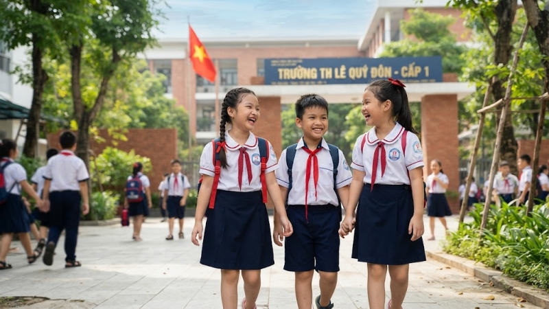 đồng phục học sinh cấp 1